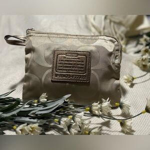 COACH Getaway Weekender Signature Nylon Pouch Only